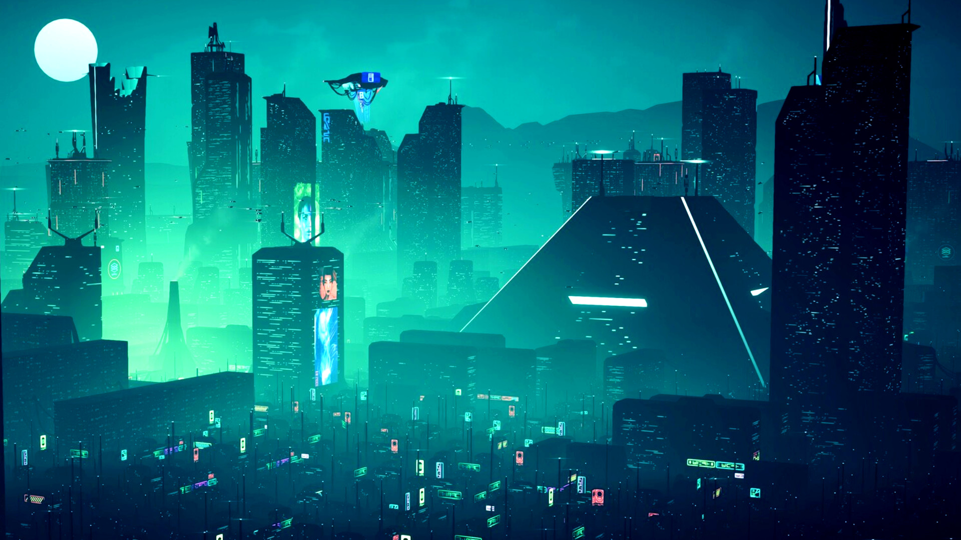 Beautiful new cyberpunk sandbox building game Dystopika hits Steam