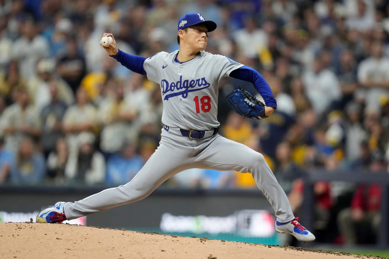 Yamamoto Throws 3 Hitter As Dodgers Beat Brewers 5 1 For 2 0 Lead In NLCS