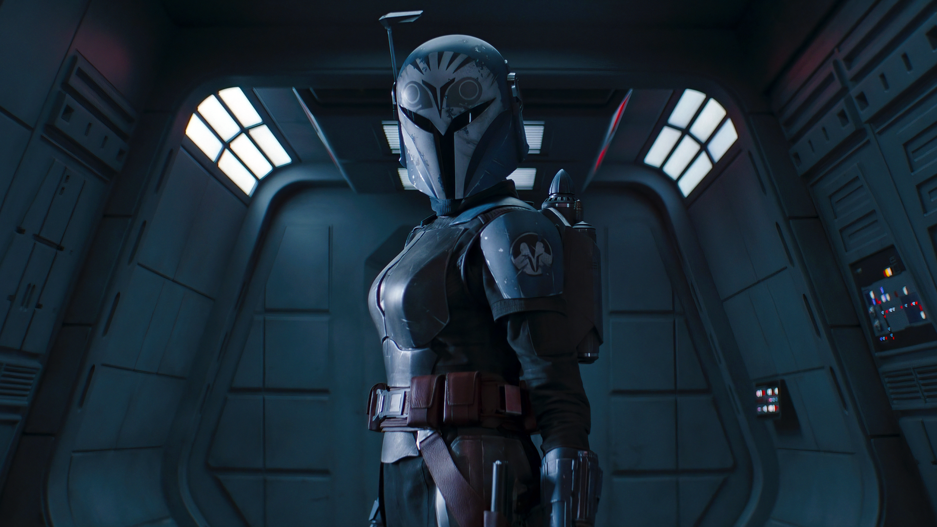 Bo Katan Kryze HD Wallpaper. Katee Sackhoff In The Mandalorian Star Wars Series