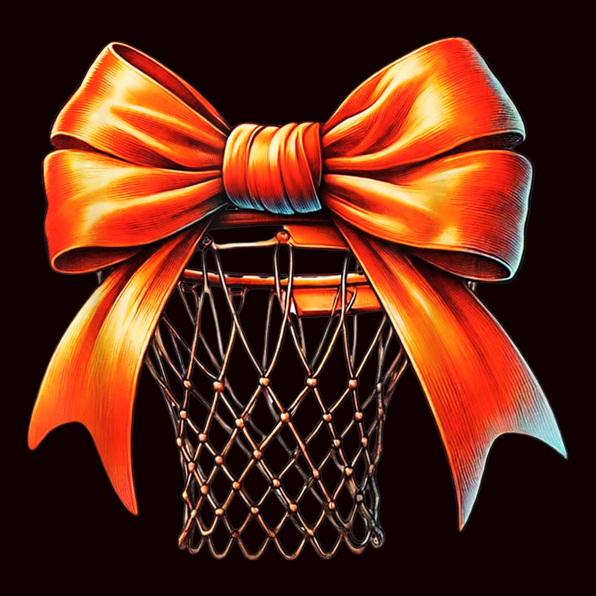 Basketball Hoop With Bow