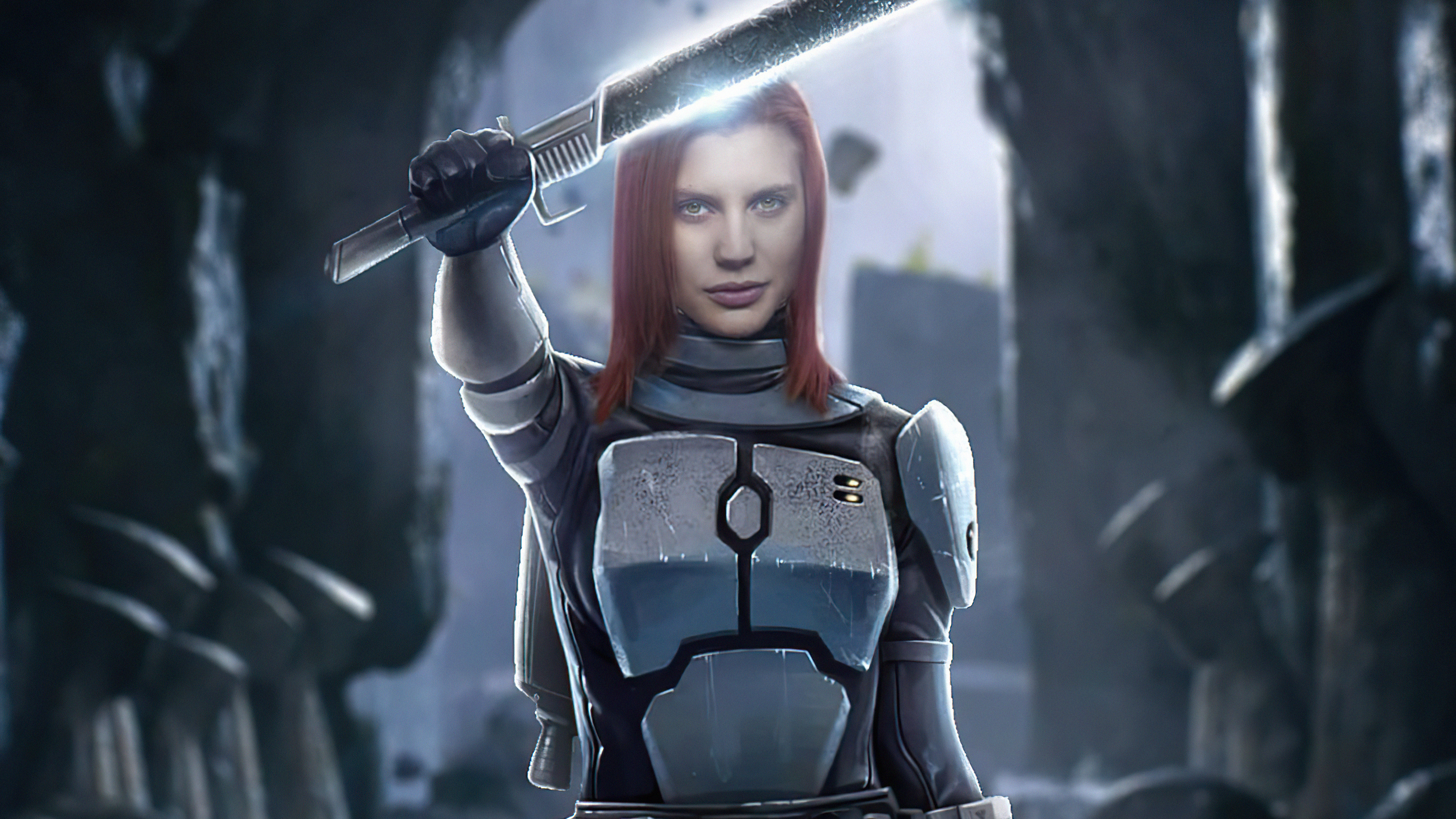 Katee Sackhoff As Bo Katan Kryze The Mandalorian Wallpaper, HD Tv Shows Wallpaper, 4k Wallpaper, Image, Background, Photos and Picture