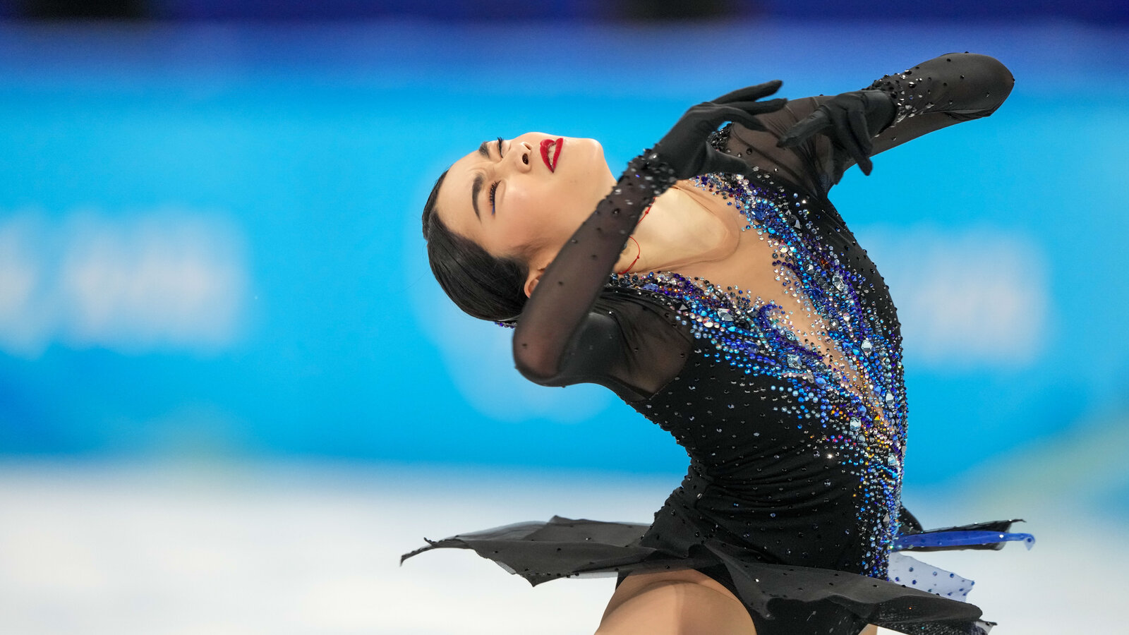 Karen Chen Skates in Dresses Designed and Sewn