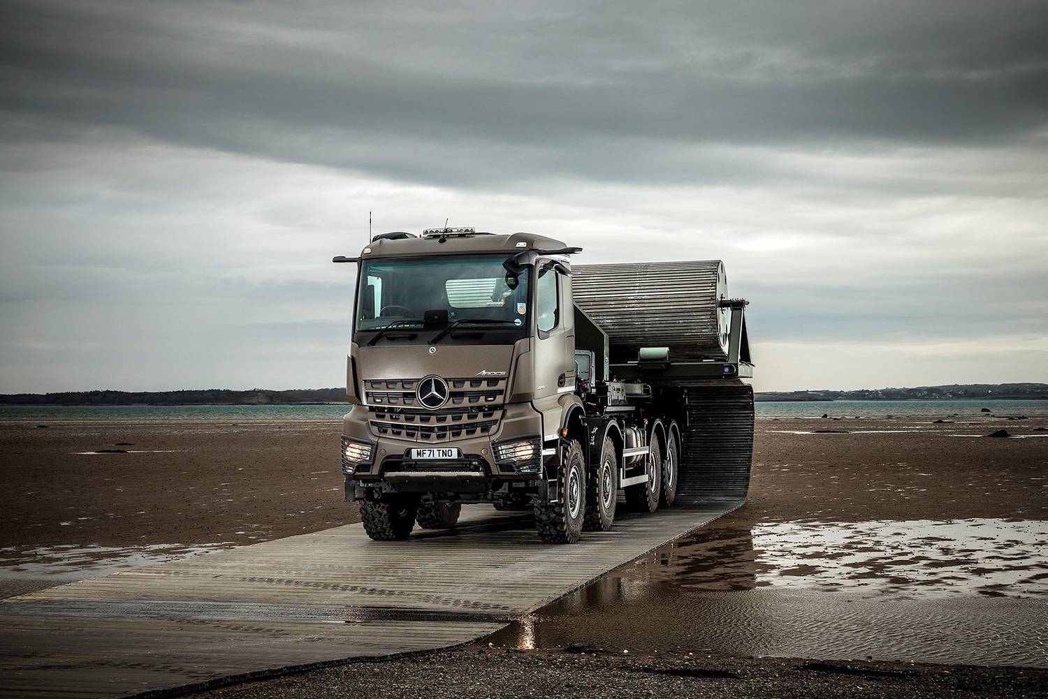Mighty 8x8 Mercedes Benz Arocs Joins The FAUN Trackway