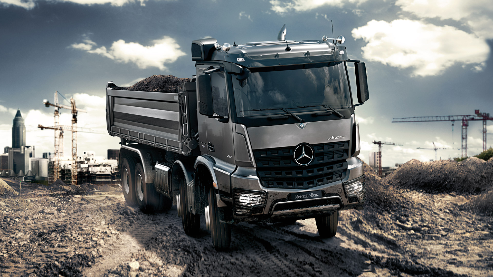 Mercedes Benz Trucks Arocs. Trucks. Orange Motor Group