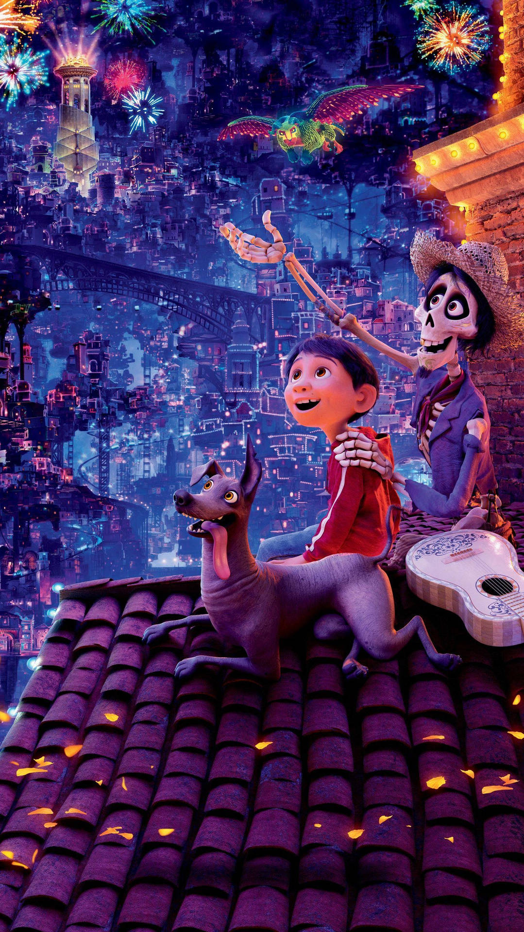 Download Hector&Miguel Pixar Mama Coco Wallpaper
