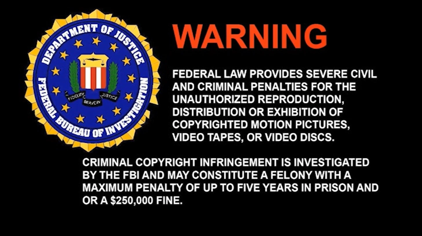 Blue Fox Entertainment Warning Screens