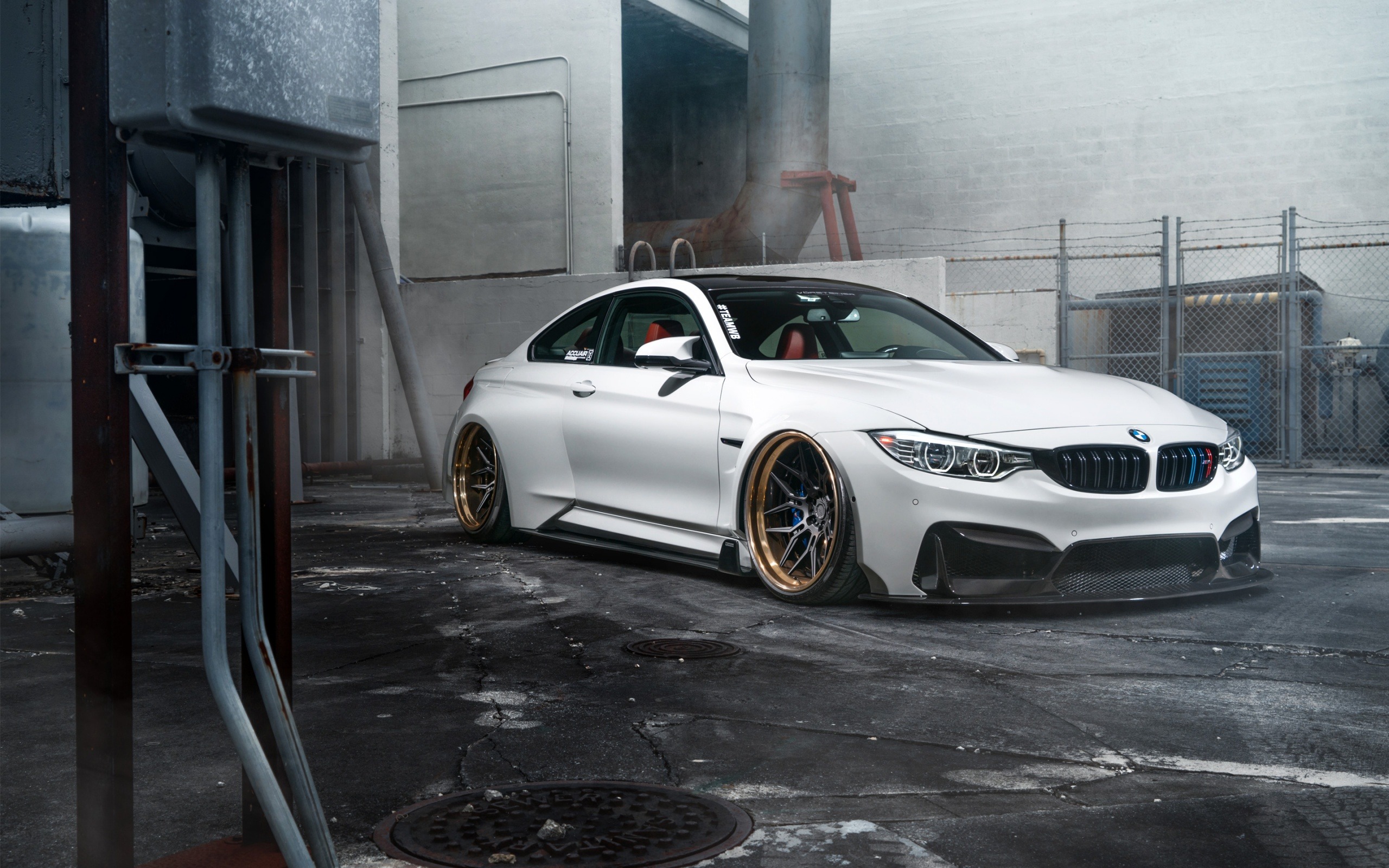 White ADV1 BMW M4 Luxury Car HD Wallpaper