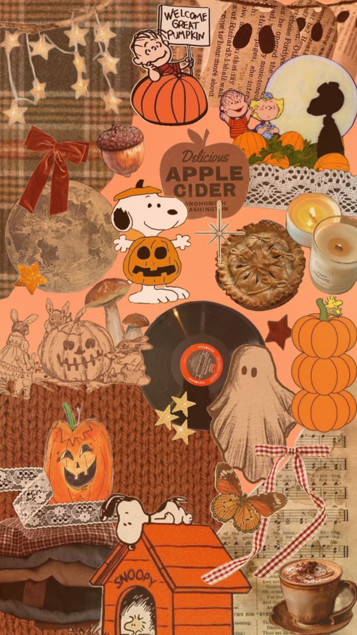 autumn #snoopy #snoopyaesthetic #snoopywallpaper #fall #fallaesthetic