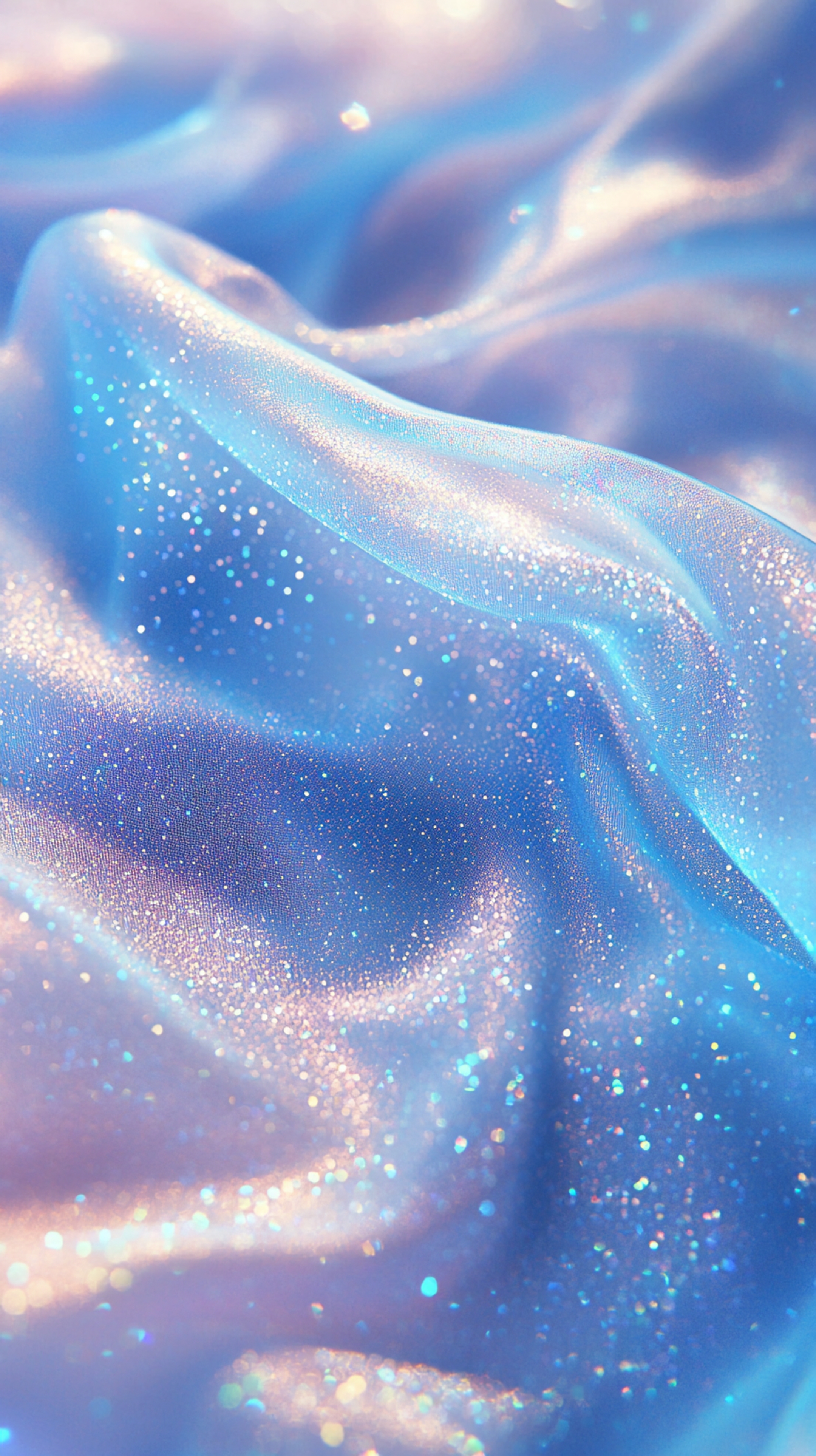 Sparkling Blue Fabric Shine Wallpaper [acebde75621d4ec3b946]
