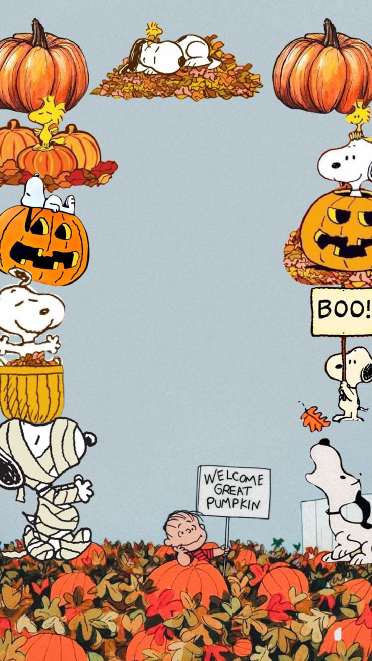 #snoopy #fallinspo. Snoopy wallpaper, Halloween wallpaper iphone background, iPhone wallpaper fall