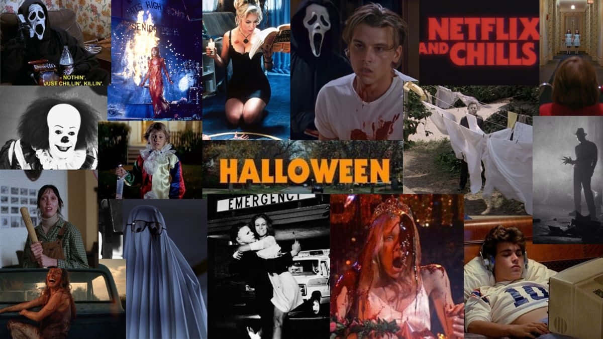 Download Horror Movie Collage Wallpaper
