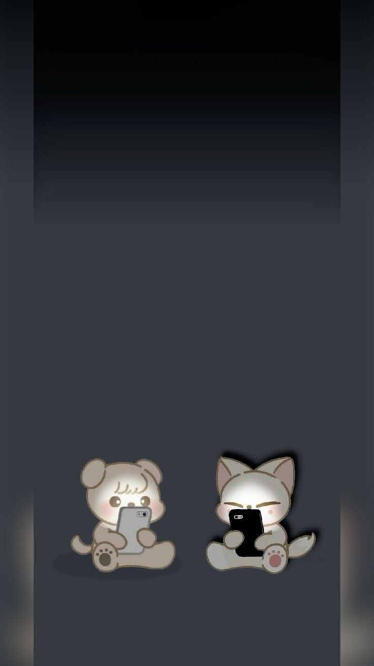 Skzoo PuppyM and FoxI.NY home screen wallpaper background