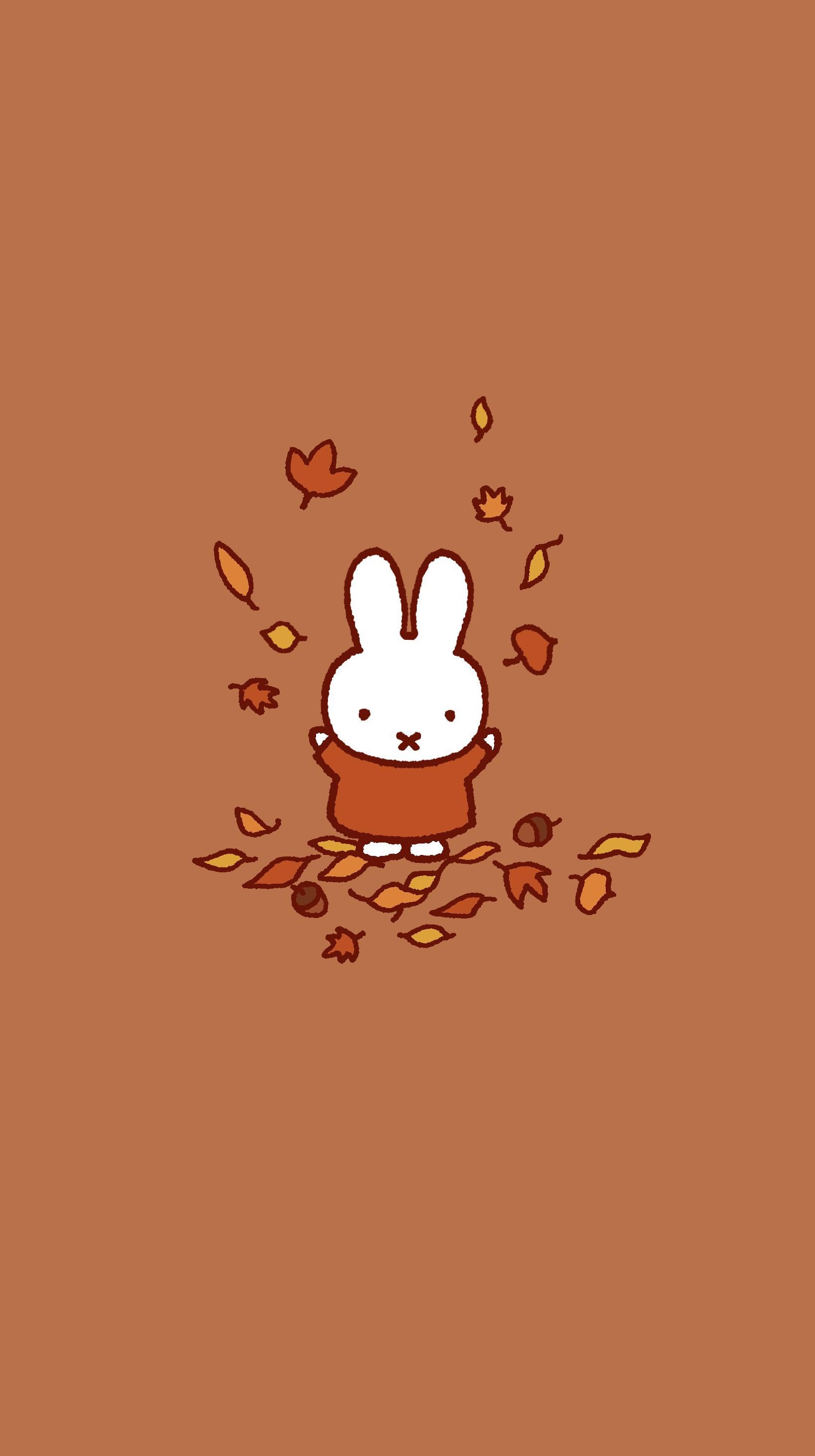 Autumn Miffy wallpaper