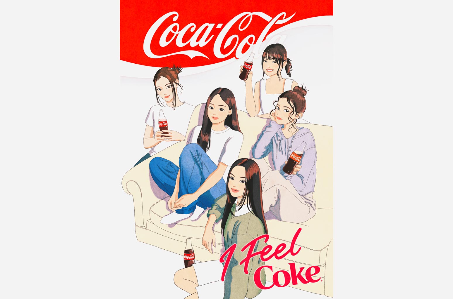 NewJeans' 'I Feel Coke' Campaign With Billboard Korea: Photo