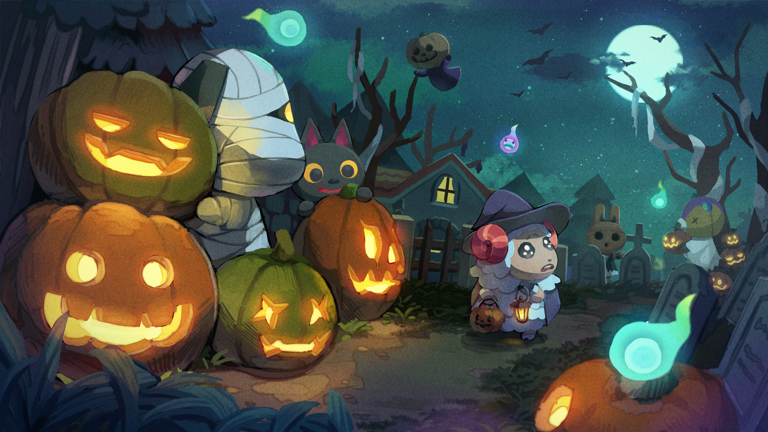 Halloween Animal PC Wallpapers - Wallpaper Cave