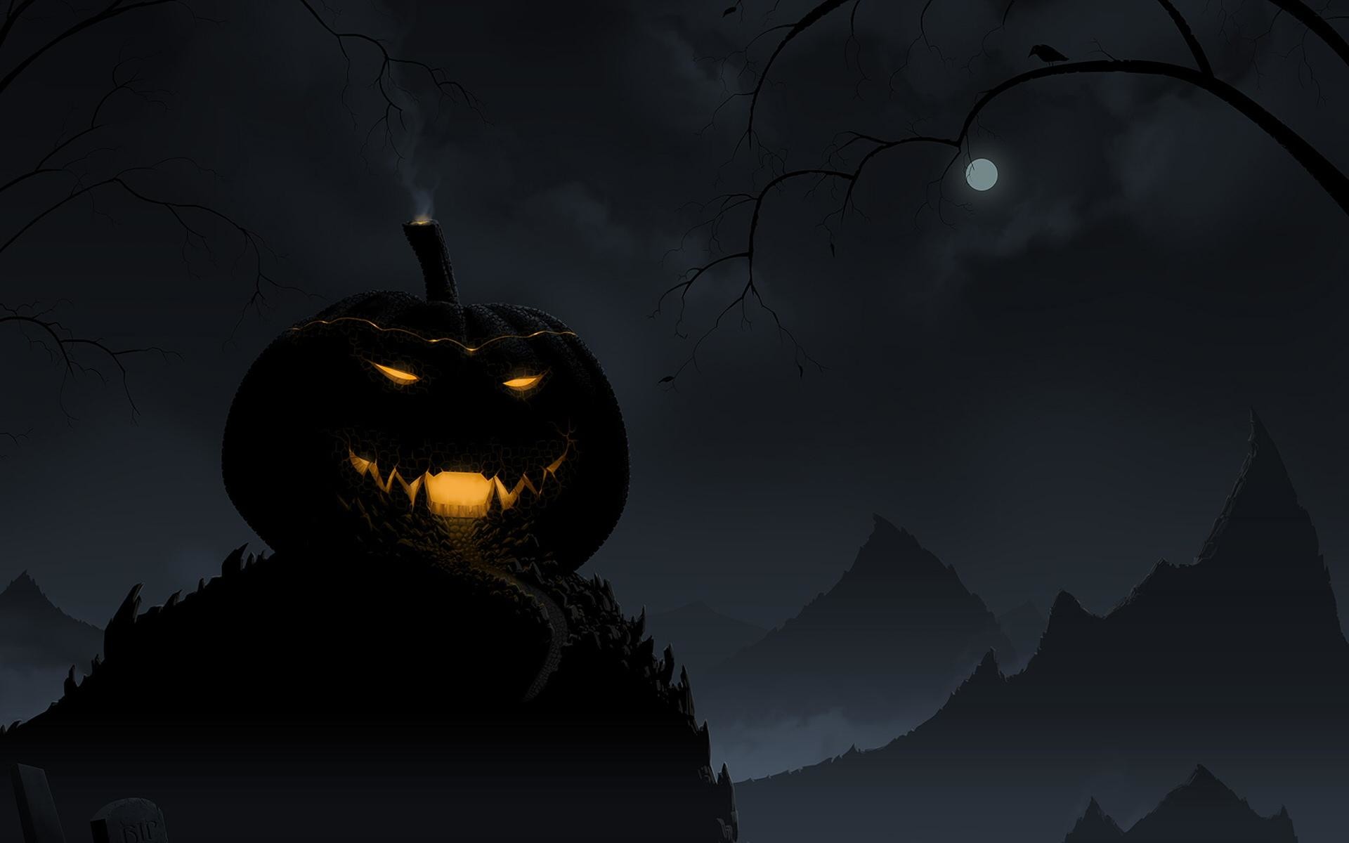 Desktop Halloween Scary Wallpaper