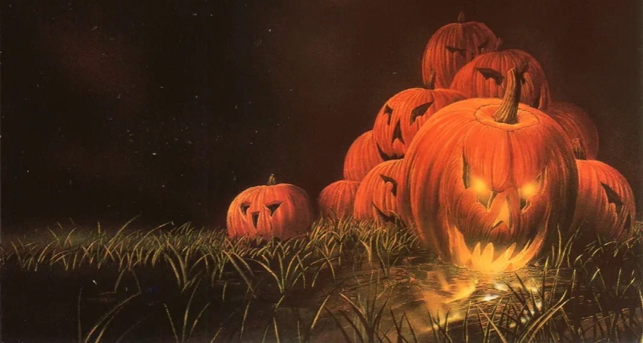 A Very 70s Sci Fi Art Halloween