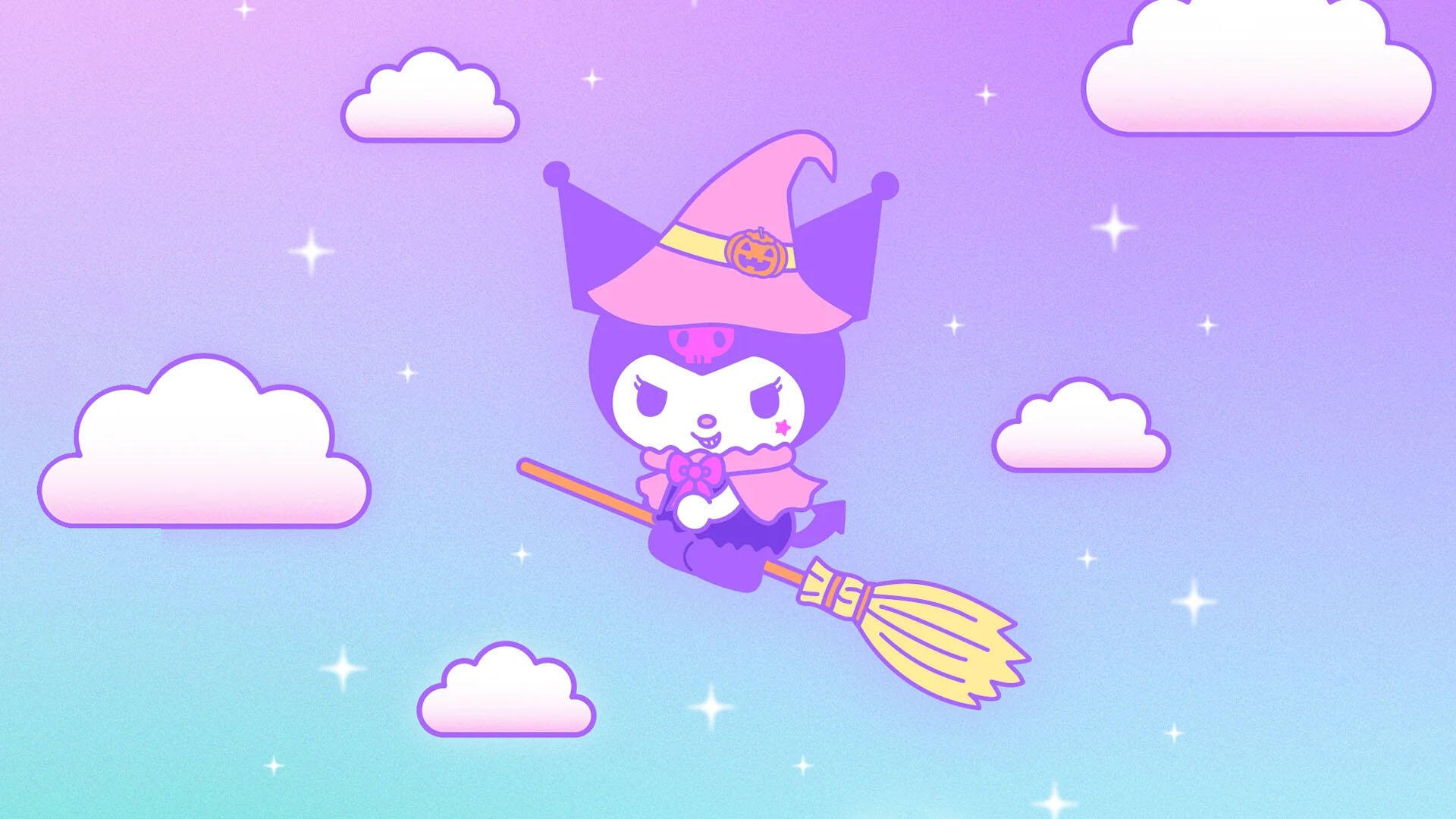 Hello Kitty Witch HD Wallpaper