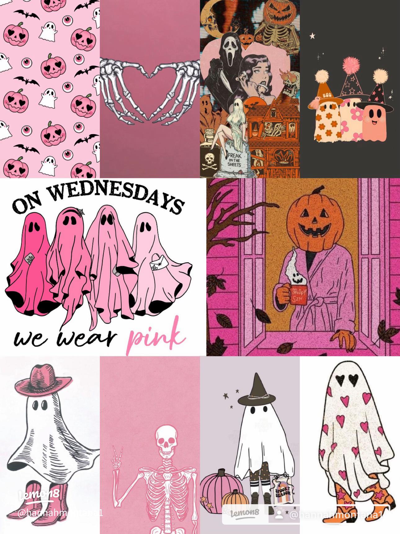 Cute Girly Halloween Phone Wallpaper to Download