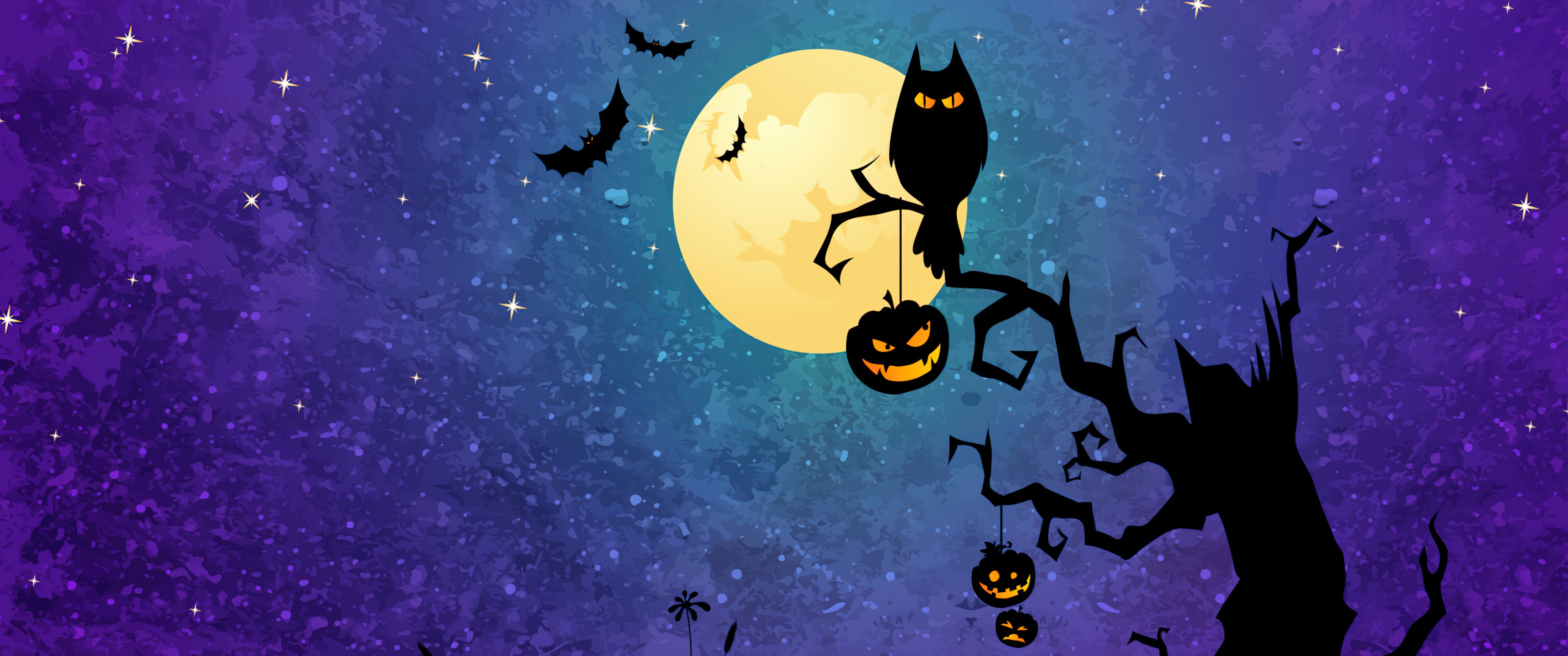 Halloween background Wallpaper 4K, Halloween night, Halloween Bats