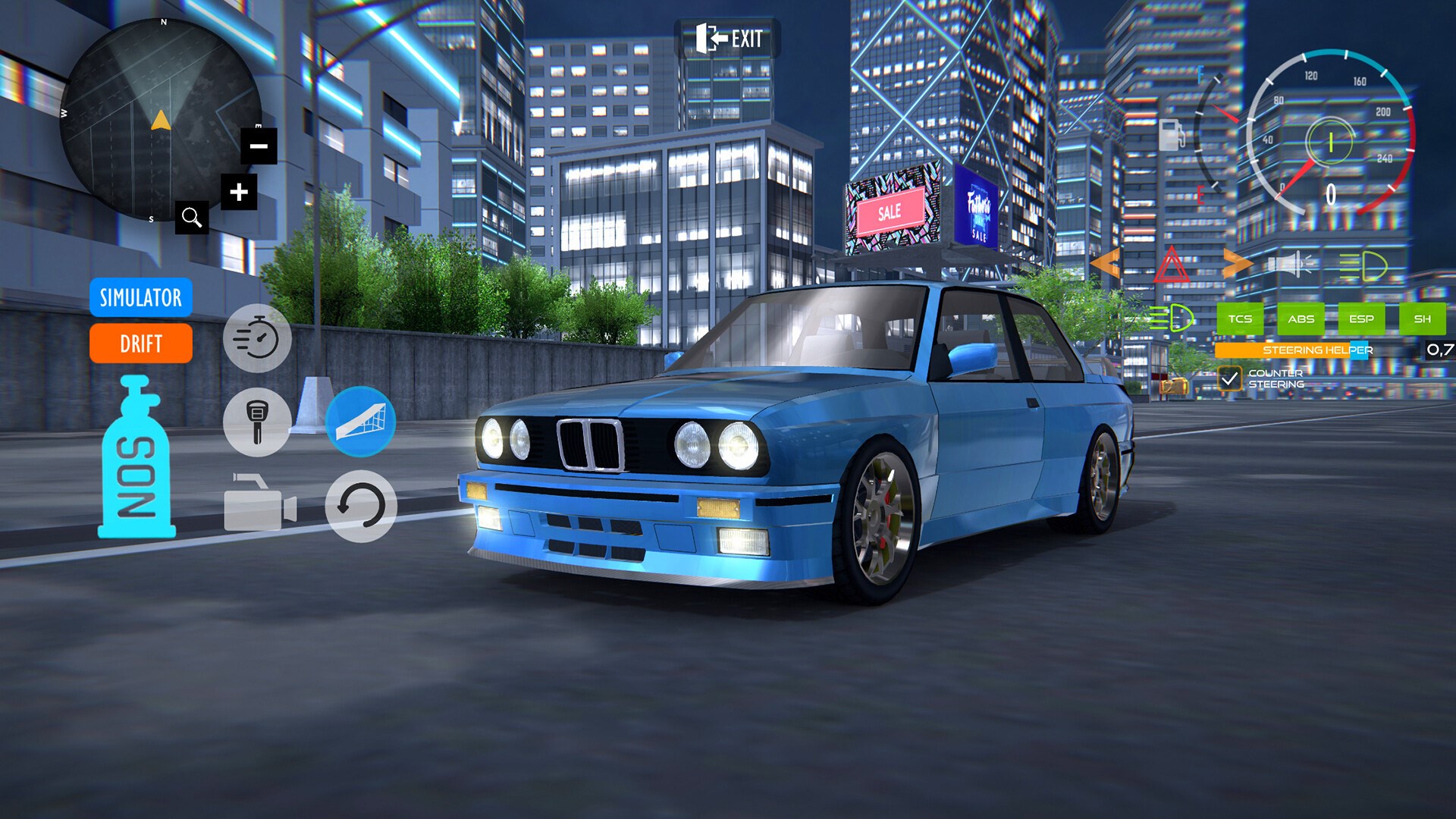 E30 Drift Car Simulator and play on Windows