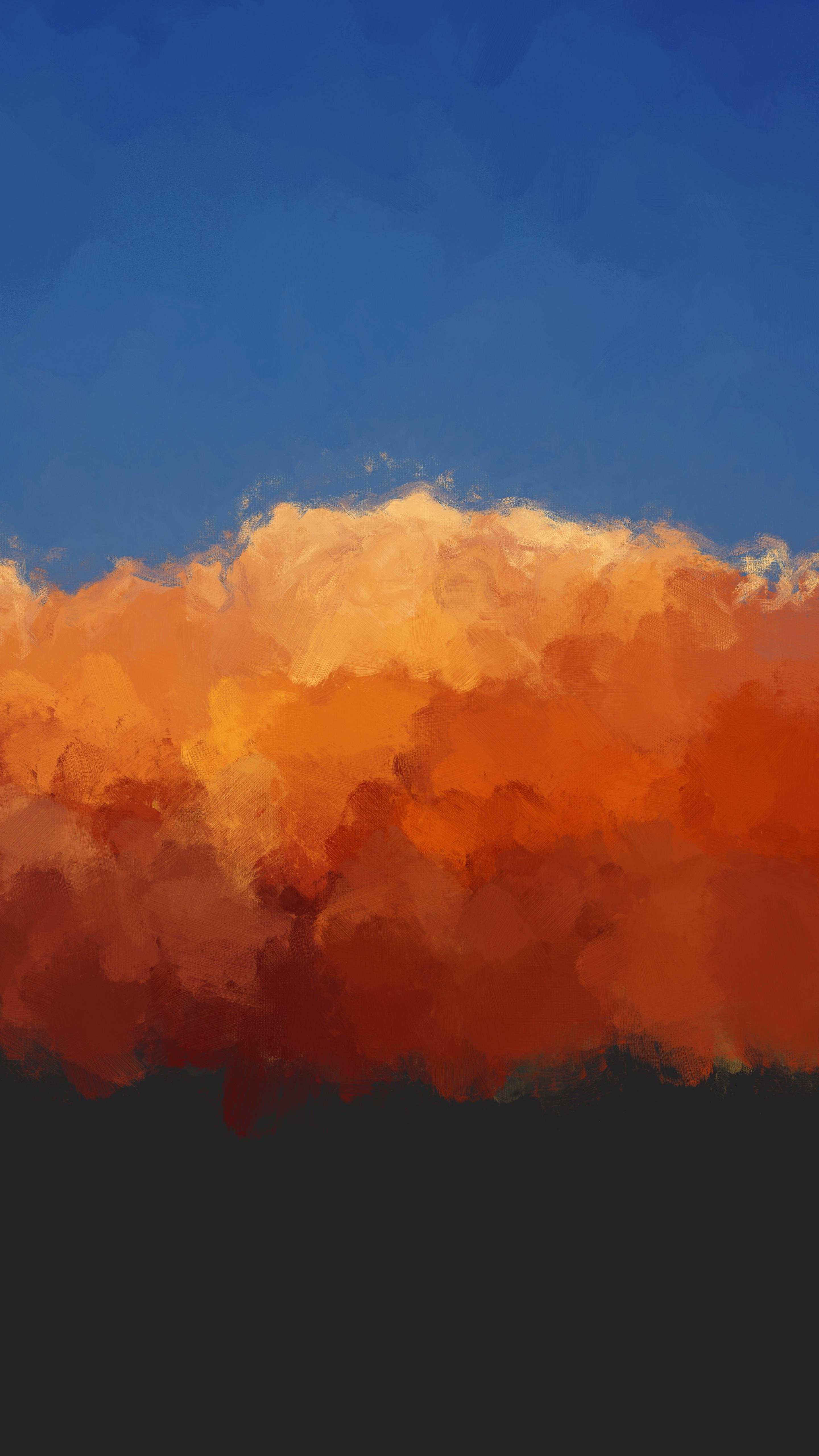 Enjoy this minimal paint brush wallpaper!