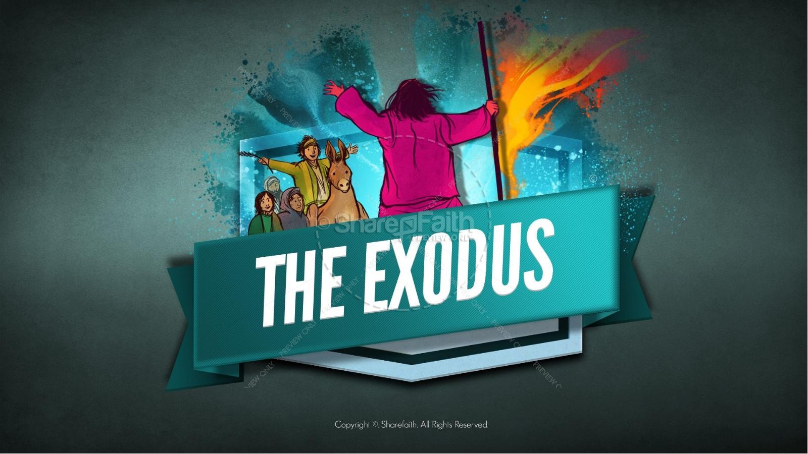 ShareFaith Media The Exodus Story Kids Bible Lesson