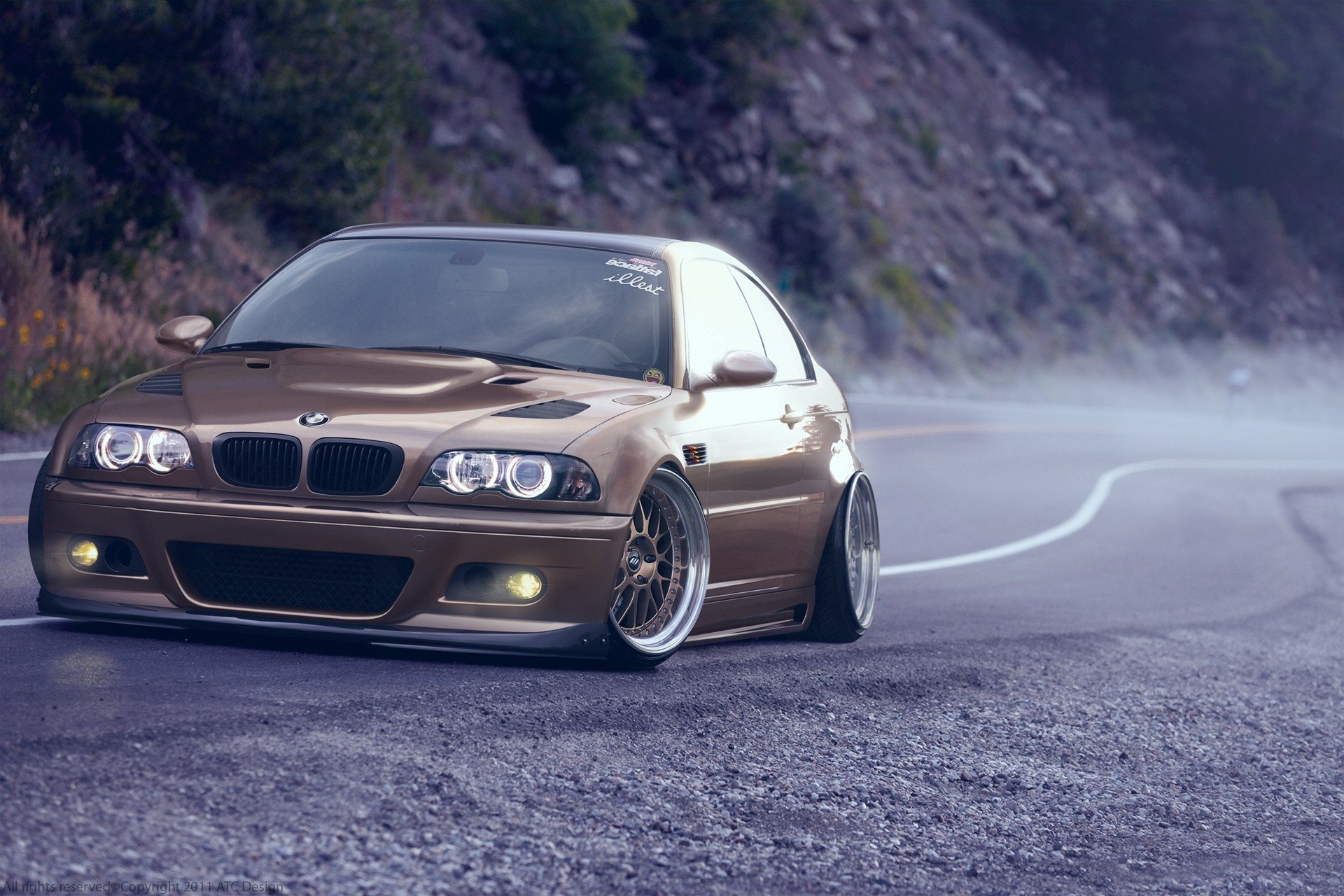 BMW E46 HD Wallpaper: Cruising the Open Road