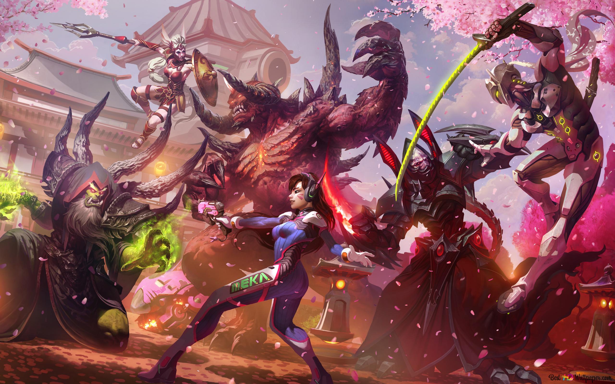 Heroes of the Storm Online Video Game 4K wallpaper download