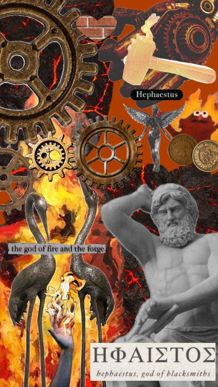 vibes #wallpaper #art #hephaestus #greekmythology