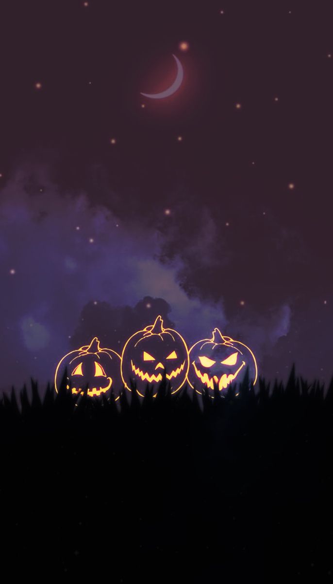 Halloween night sky