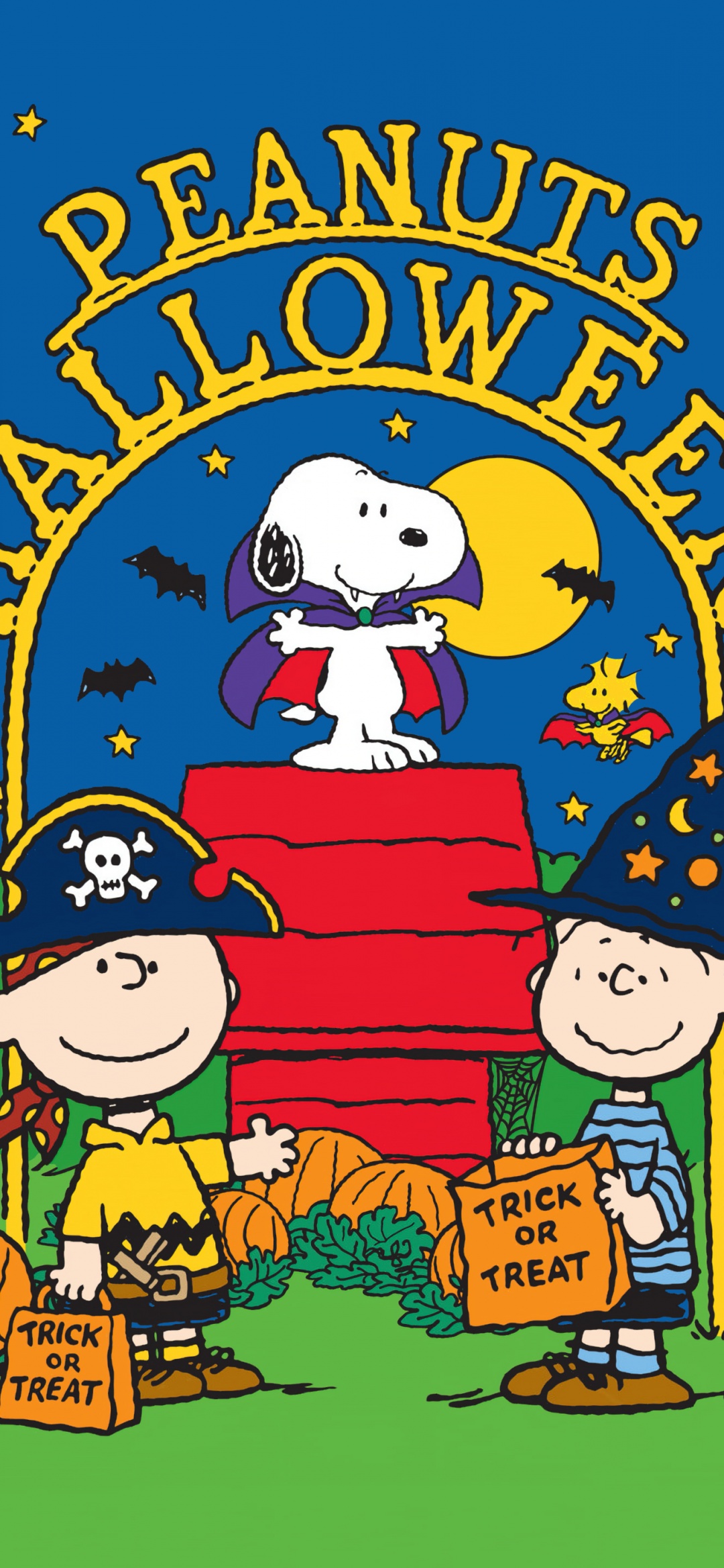 Peanuts Wallpaper 4K, Trick or treat