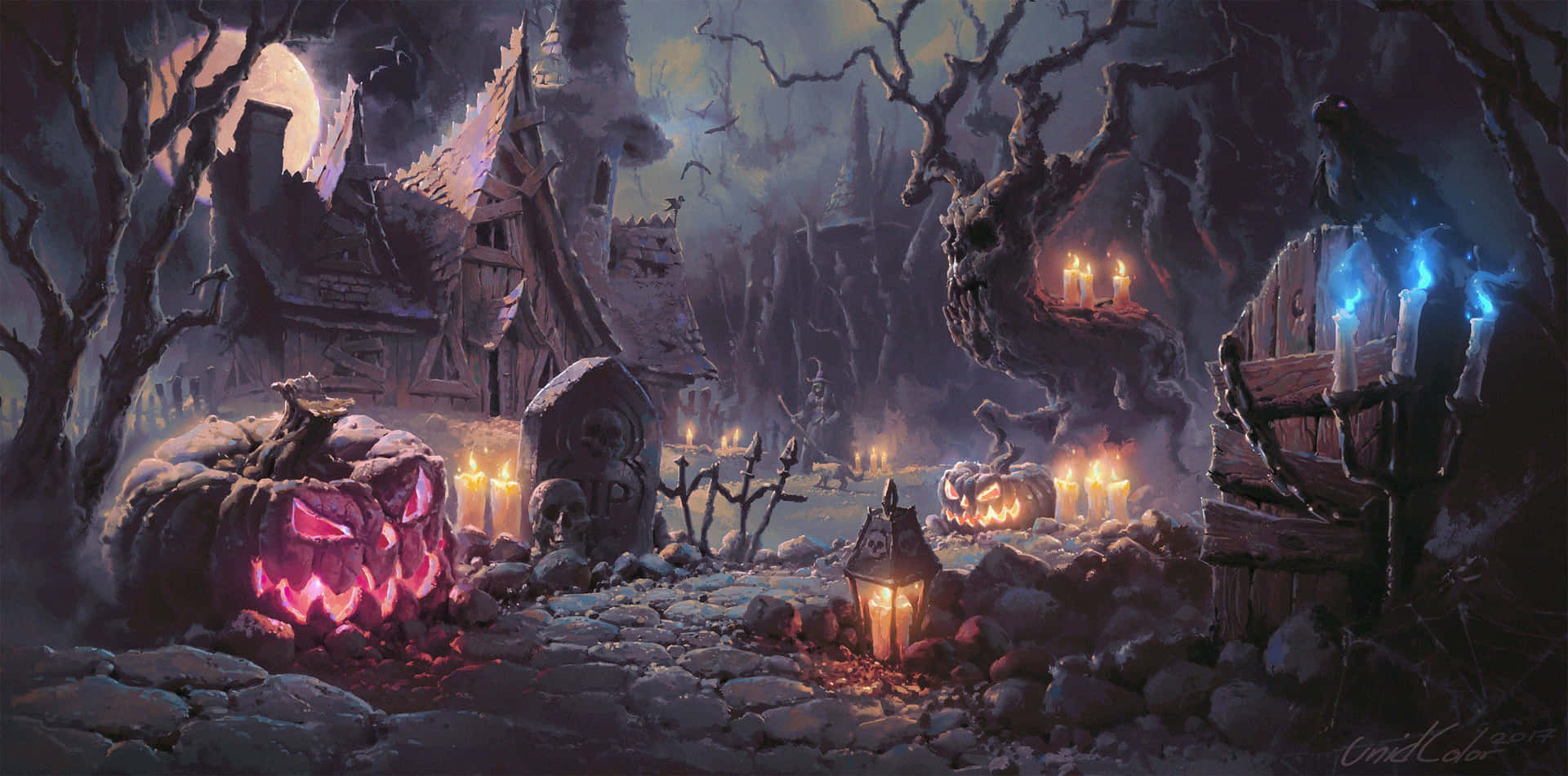 Download Host a Bewitching Halloween Games Night! Wallpaper