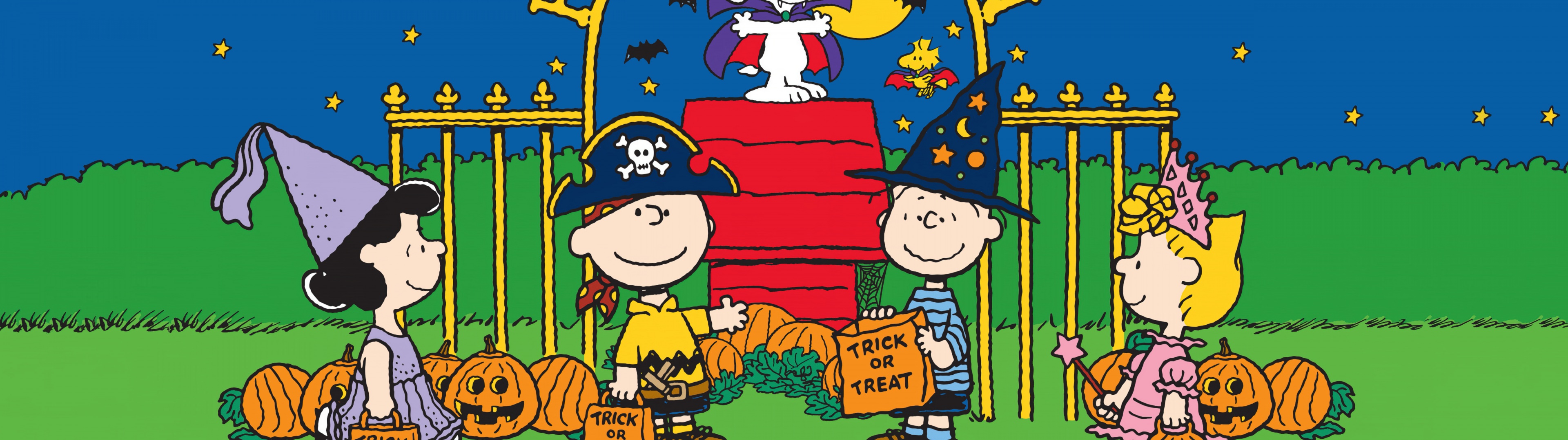 Peanuts Wallpaper 4K, Trick or treat