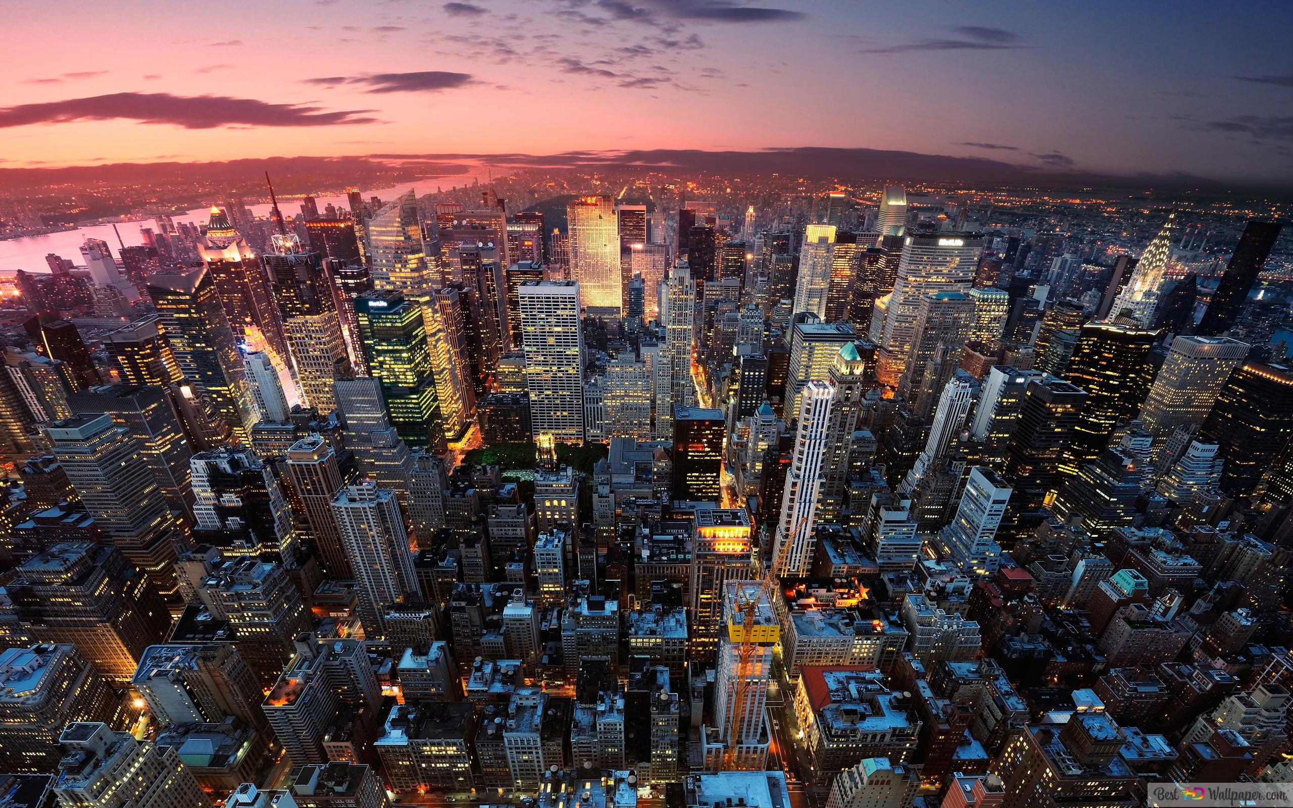 New York city view 4K wallpaper download