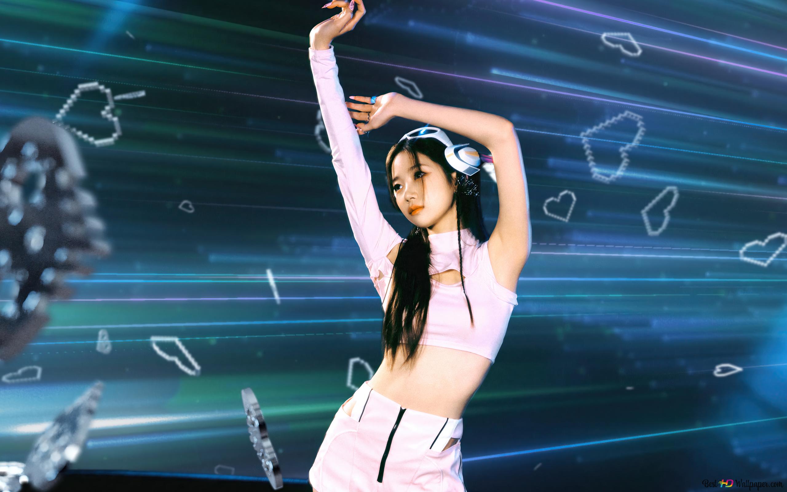 LE SSERAFIM's Kazuha. Perfect Night MV Shoot 4K wallpaper download