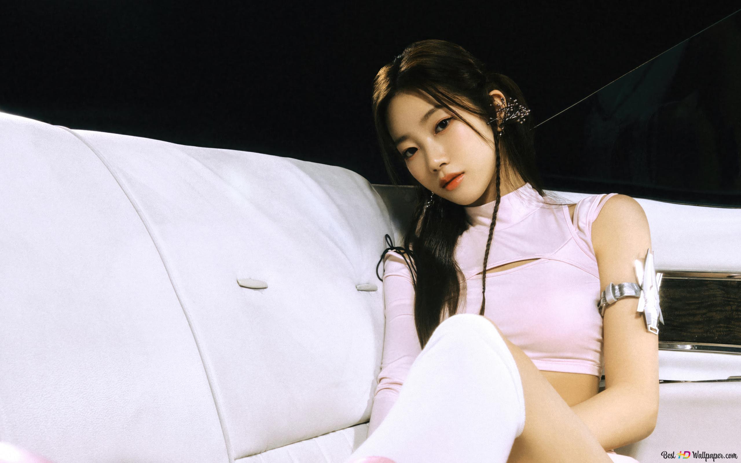 LE SSERAFIM's Kazuha in Perfect Night MV Shoot 4K wallpaper download