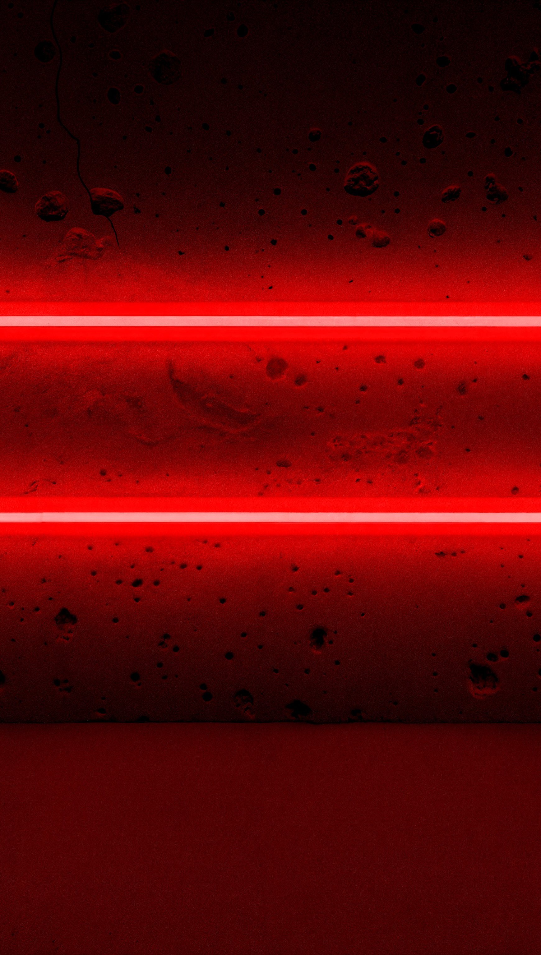 Red neon light bars Wallpaper for iPhone and Mobile Phone