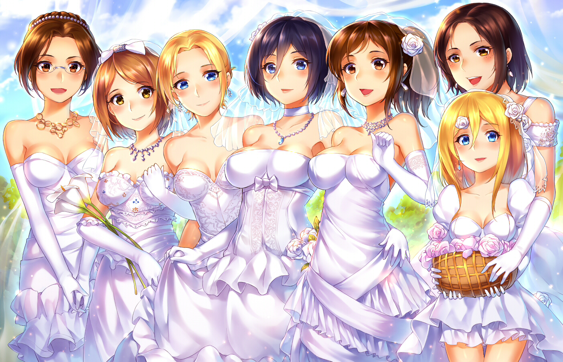 Attack on Titan Bridal Party HD Wallpaper