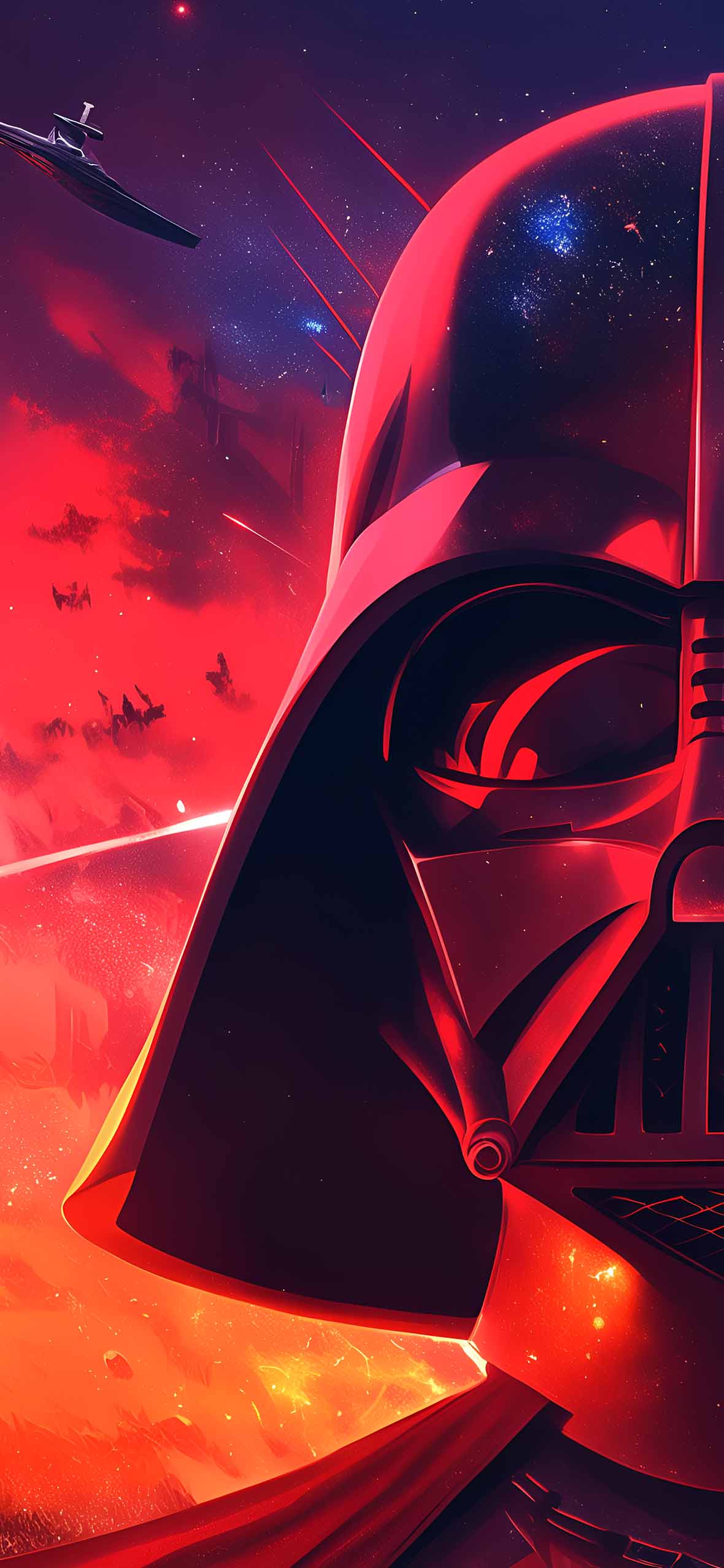 Darth Vader Face Tap to Switch Wallpaper Wars Wallpaper