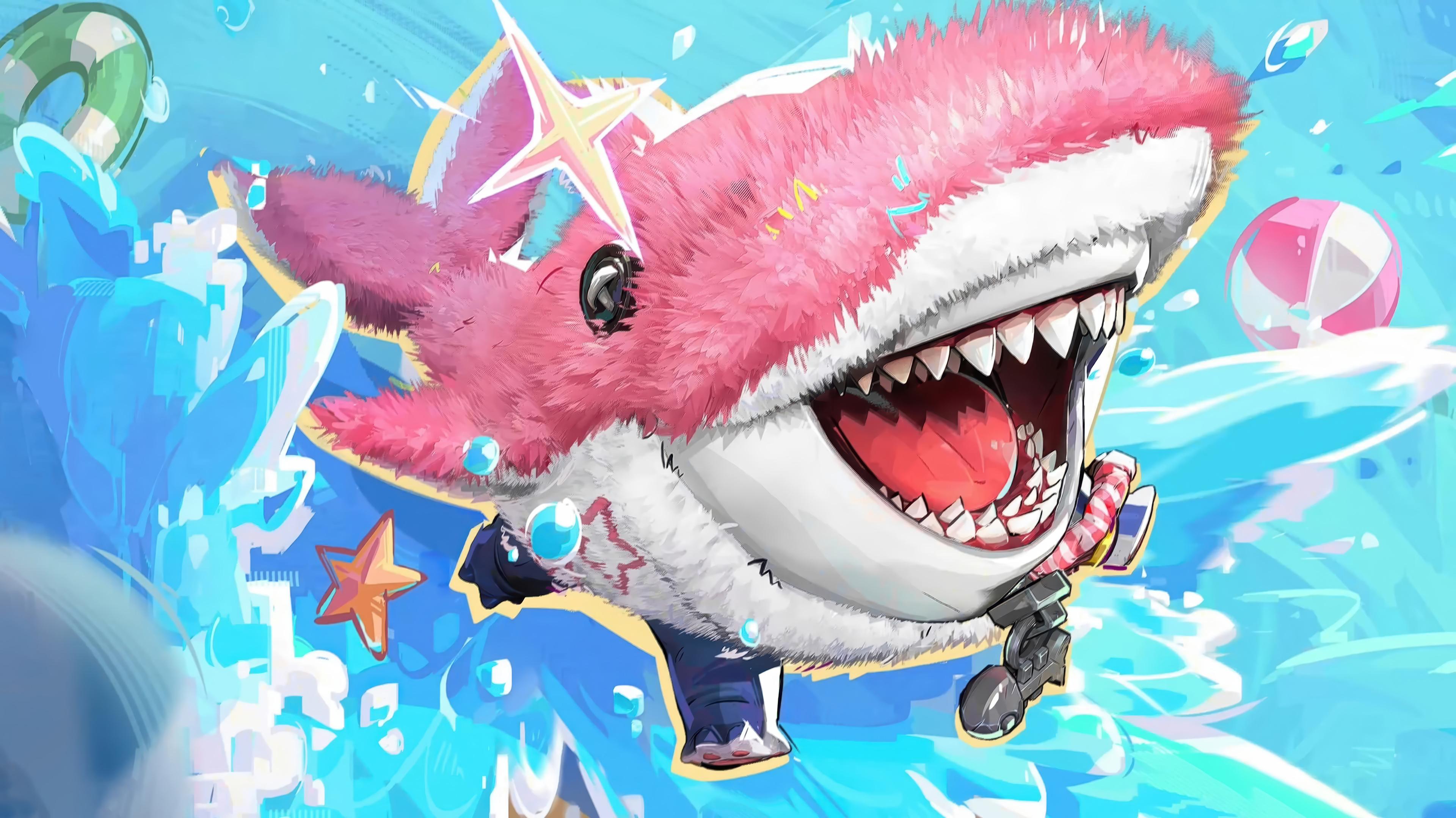 Jeff the Land Shark Marvel Rivals MVP Incognito Dolphin Skin Wallpaper 4K HD PC