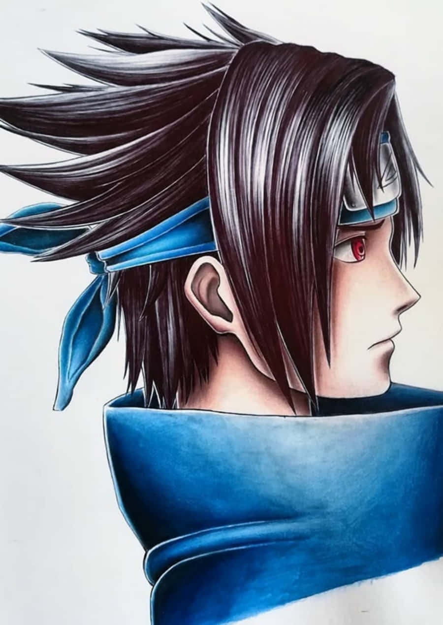Download Brightly Colored Anime Drawing of Two Character