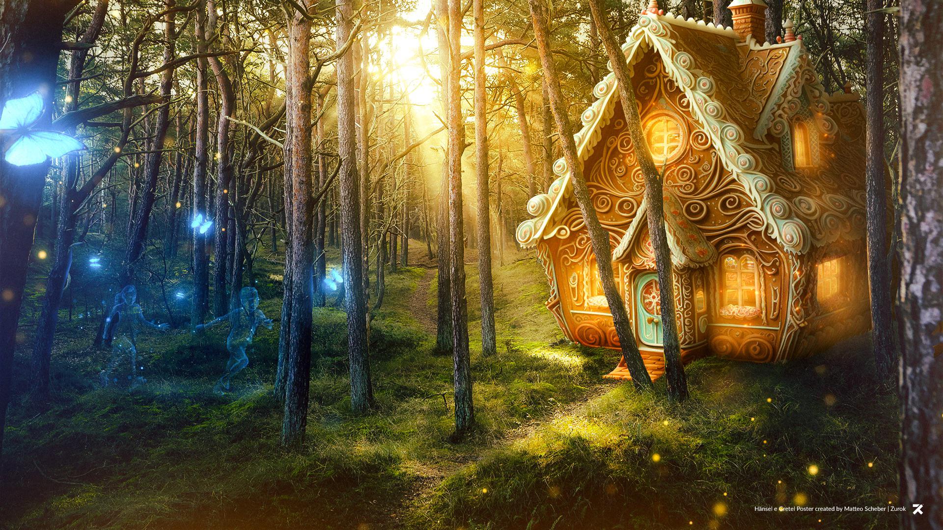 Hänsel e Gretel. A tale in Photohop (speed art video in the comments)