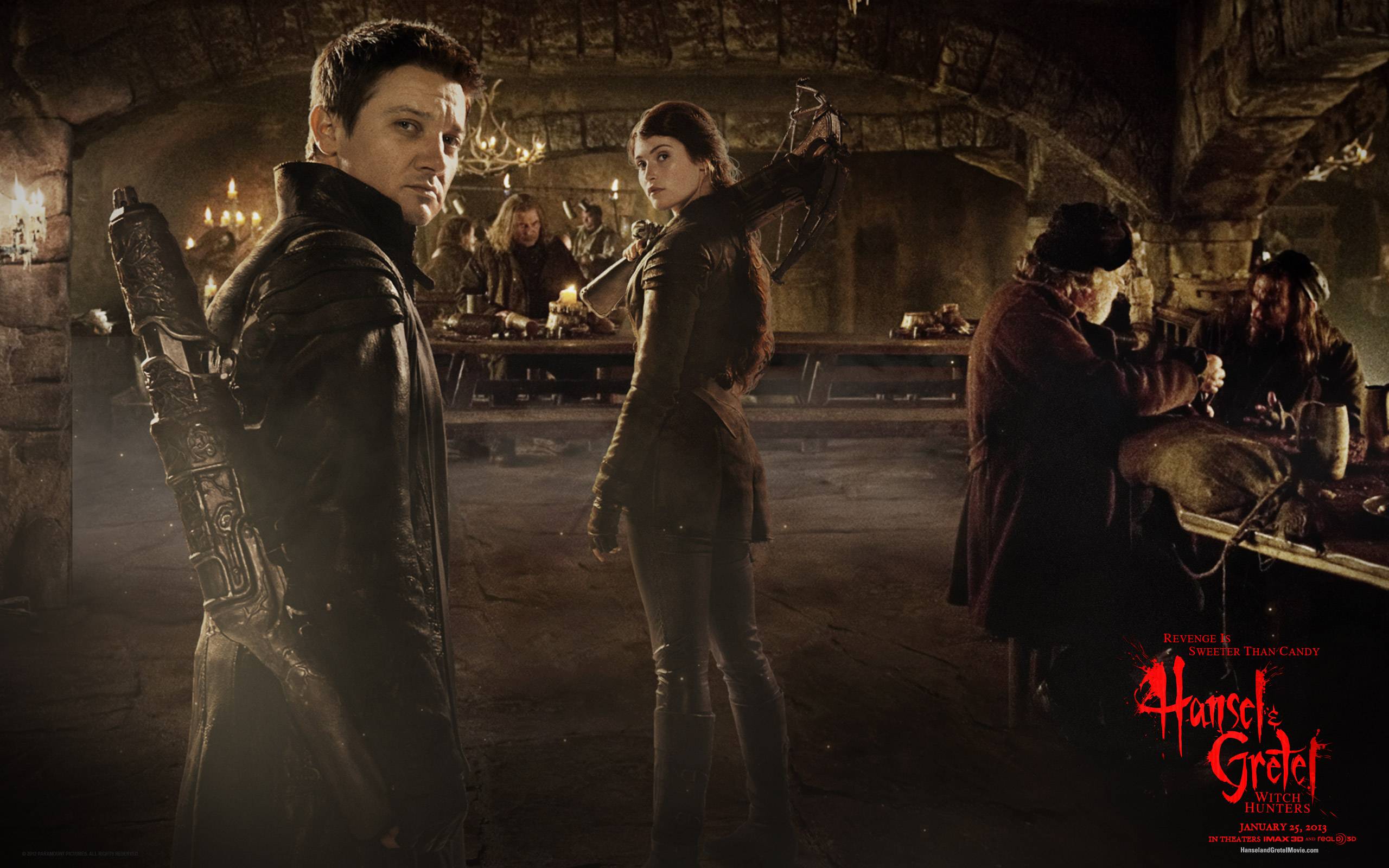 Download Gemma Arterton Jeremy Renner Movie Hansel & Gretel: Witch Hunters HD Wallpaper