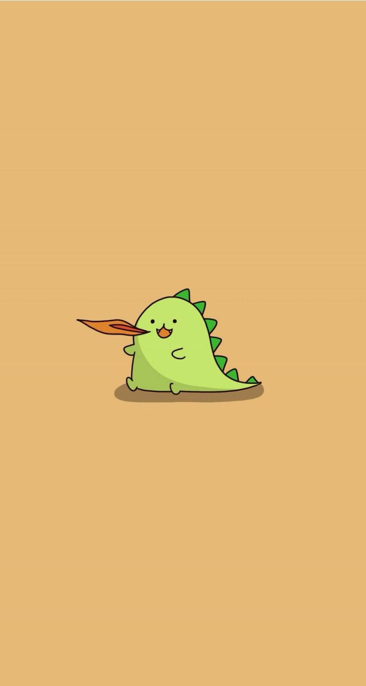 Download Fire Aesthetic Dino Wallpaper