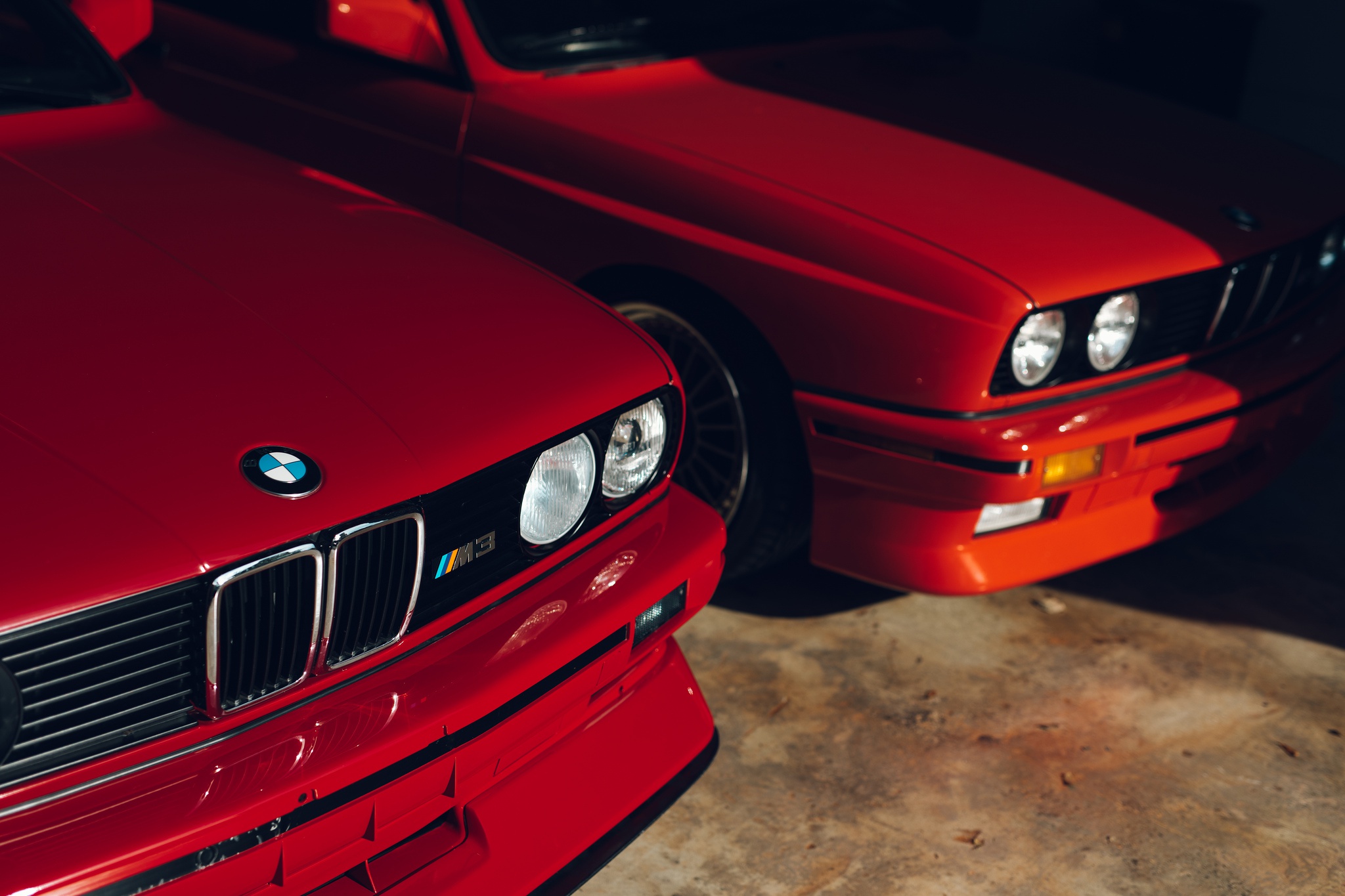 Wallpaper BMW, red, Classic, E30, Sight for mobile and desktop, section bmw, resolution 2048x1365