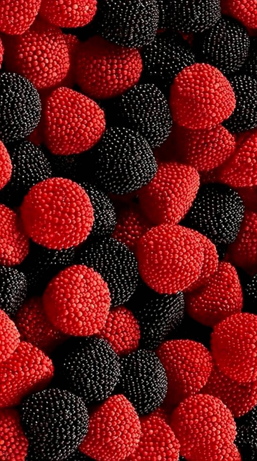 Download Black And Red Berries Samsung Full HD Wallpaper