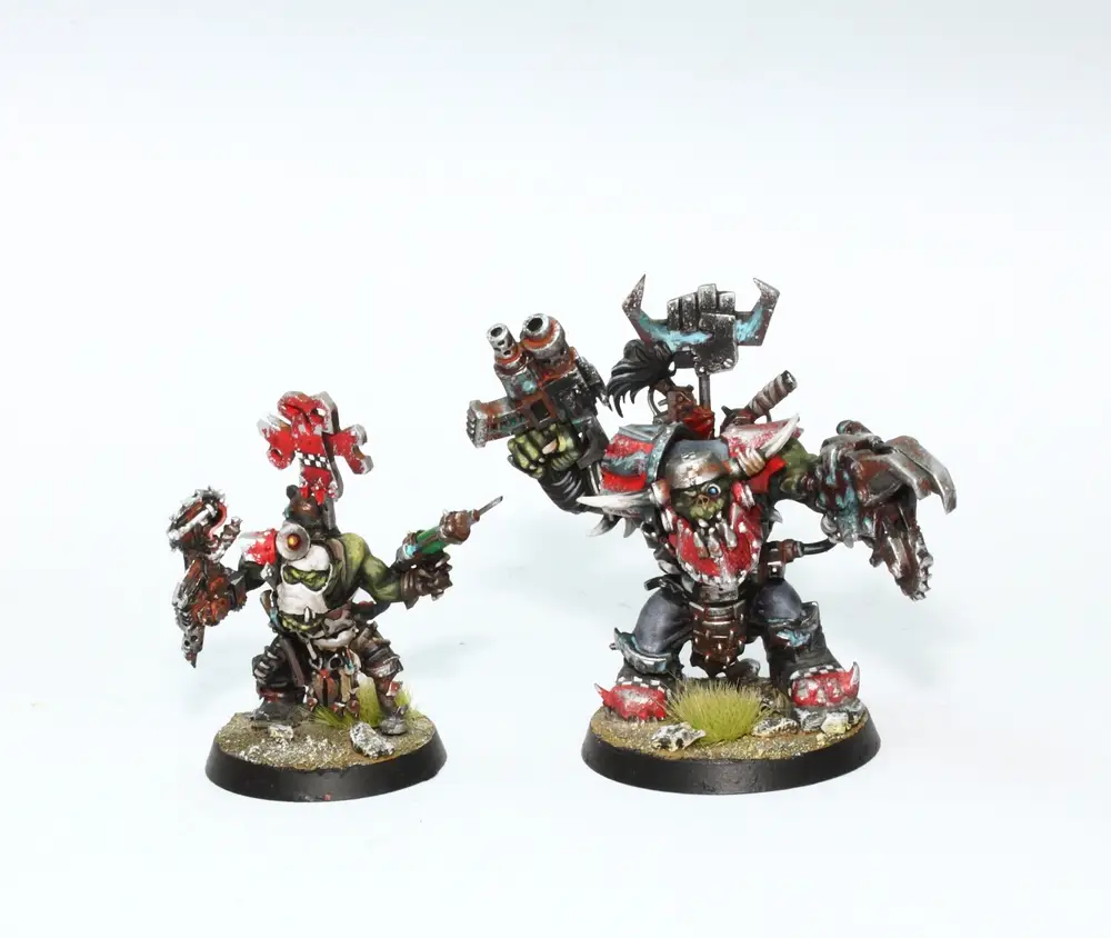 Showcase: Orks Warboss and Painboy Tale of Painters