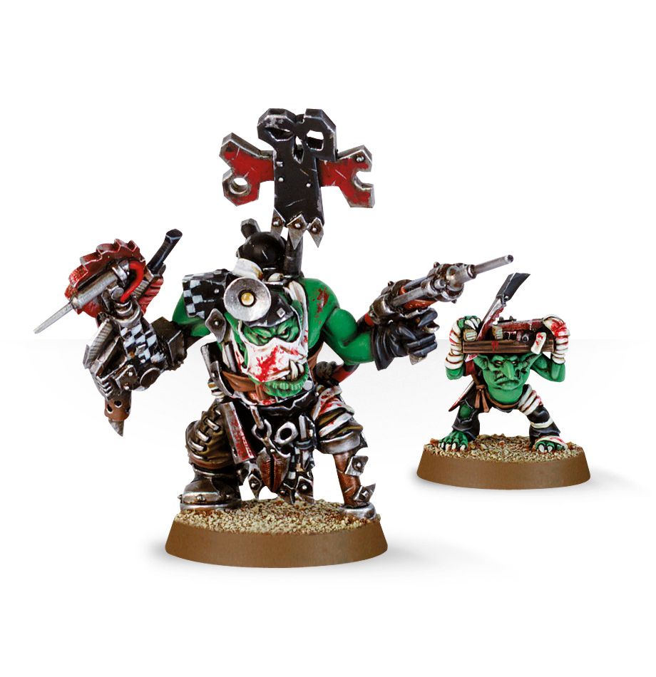 Painboy With Grot Orderly From Games Workshop (gw 99800103005). Miniset.net Collectors Guide