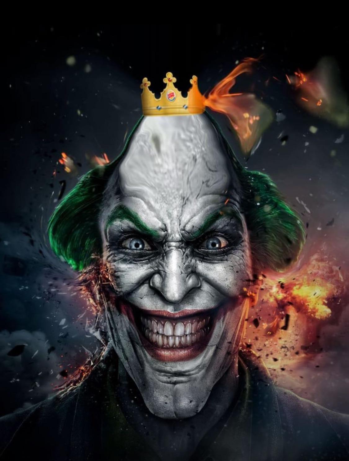 Real talk, this image of the joker goes surprisingly hard unironically